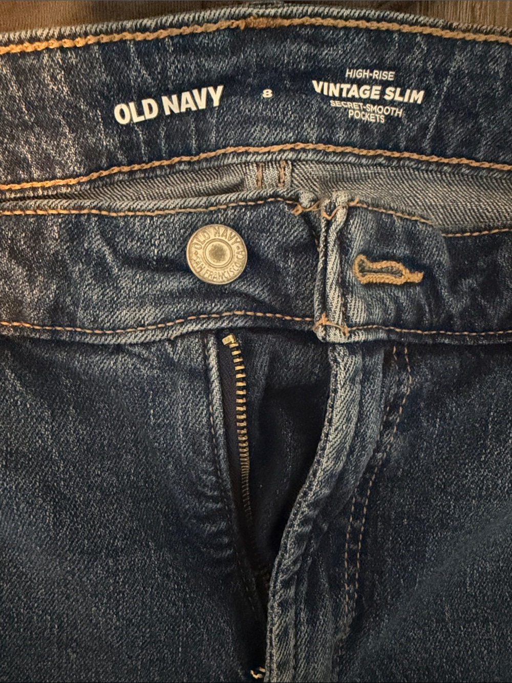 Old Navy Women’s High-Rise Vintage Slim Jeans - Dark Blue